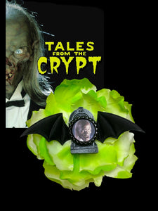 Tales from the Crypt one of a kind flower hair clip