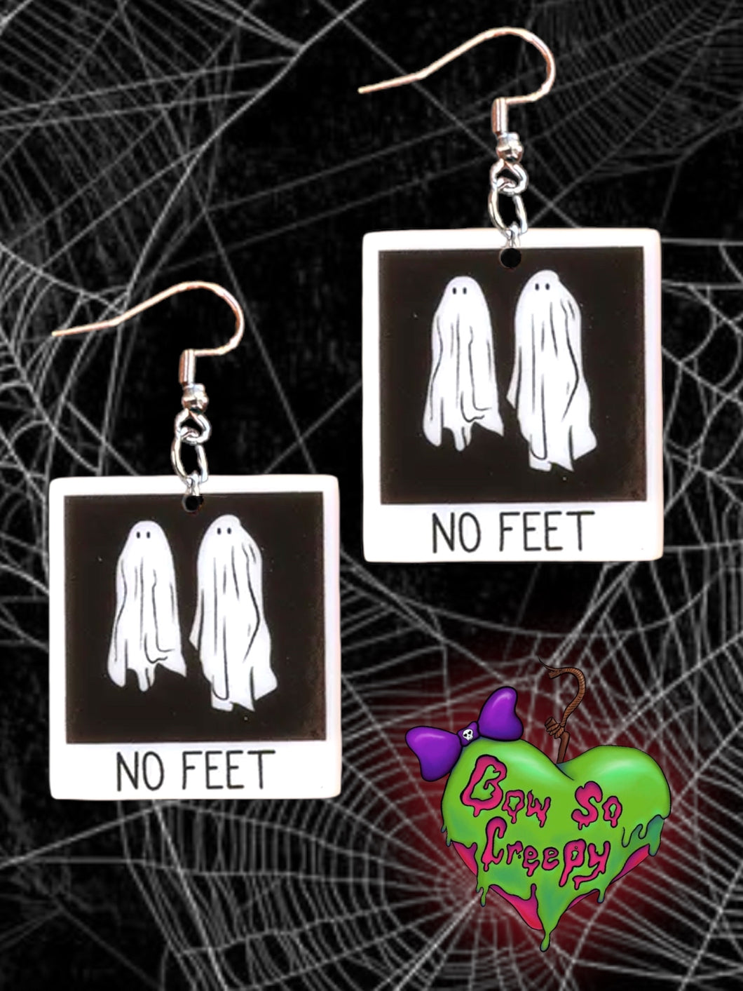 No Feet earrings