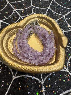 Small Amethyst Chip bracelets