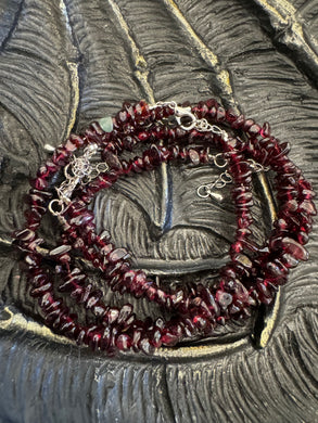 Garnet Chip bracelets