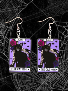 The cat mom earrings