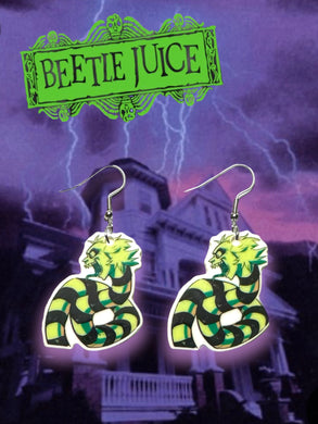 Beetlesnake earrings