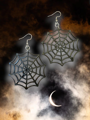 Spiderweb earrings