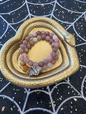 Lavender Rose Quartz bracelets
