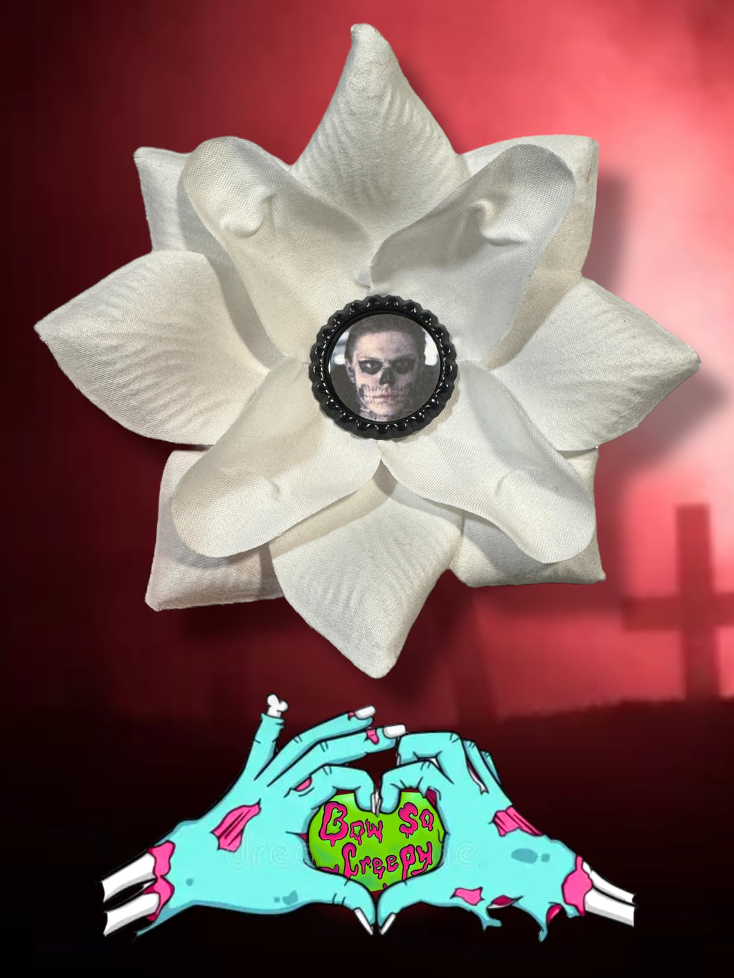 Tate flower hair clip