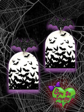 Batty tombstones earrings