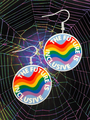 The future is inclusive earrings