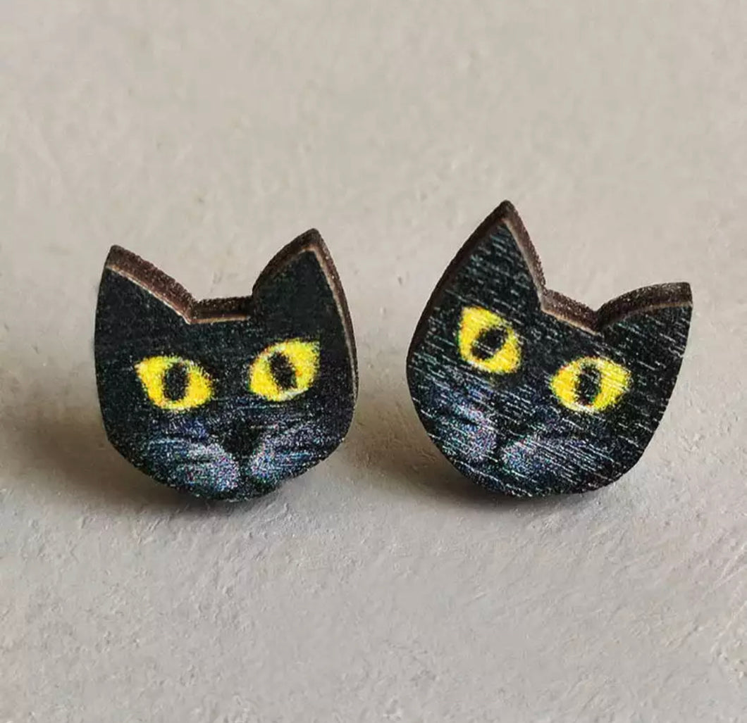 Cats Stud Earrings