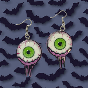 Zombie Eye Dangle Earrings