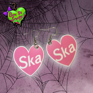 Ska Heart Earrings