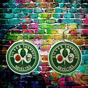 Silver Shamrock Novelties Earrings