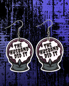 The Husband Did It Earrings