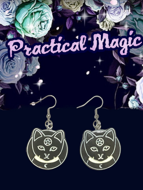 Mystical cats earrings