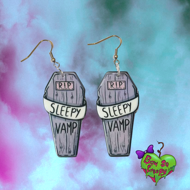 Sleepy Vamp earrings