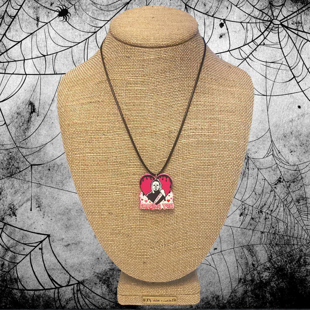 I’ll never stop chasing you necklace