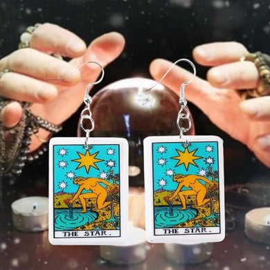 The Star Tarot Dangle Earrings